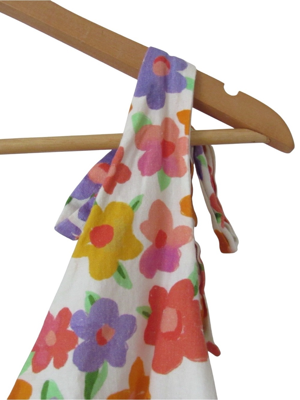 Peppermayo Parisian Life Linen Bustier Crop Top US 6 Floral Blooming Tie Straps - Picture 3 of 9